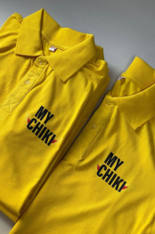 Поло футболка с лого