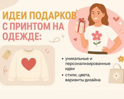 Идеи подарков с принтом на одежде